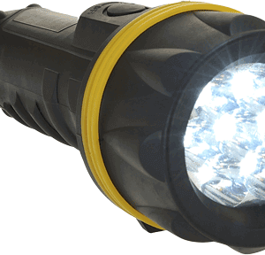 7 LED Rubber Flashlight – Water Resistant
