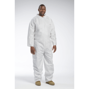FR Disposable White Coveralls, IW1601