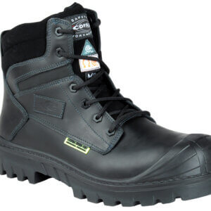 Men’s 6″ Chicago Black Composite Toe Inter-Met Work Boots