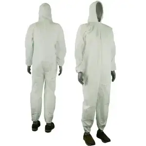 Microporous Disposable Coveralls with Hood