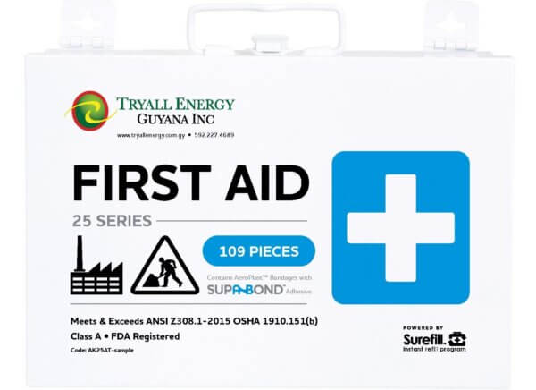 TRYALL Logo First Aid Kit 109 pcs Front