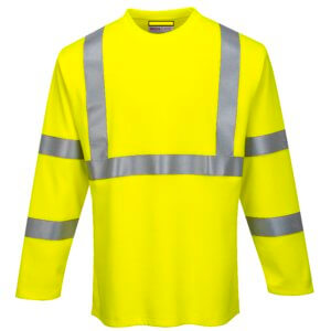 High Visibility Flame Resistant Long Sleeve T Shirt, PFR96
