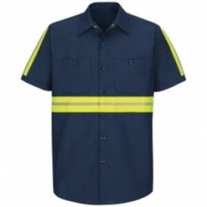 Reflective Industrial Work Shirt (Short Sleeve), PSS224