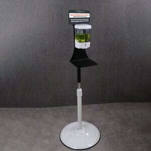 Automatic Touchless Hand Sanitizer Station w Floor Stand, 600ml
