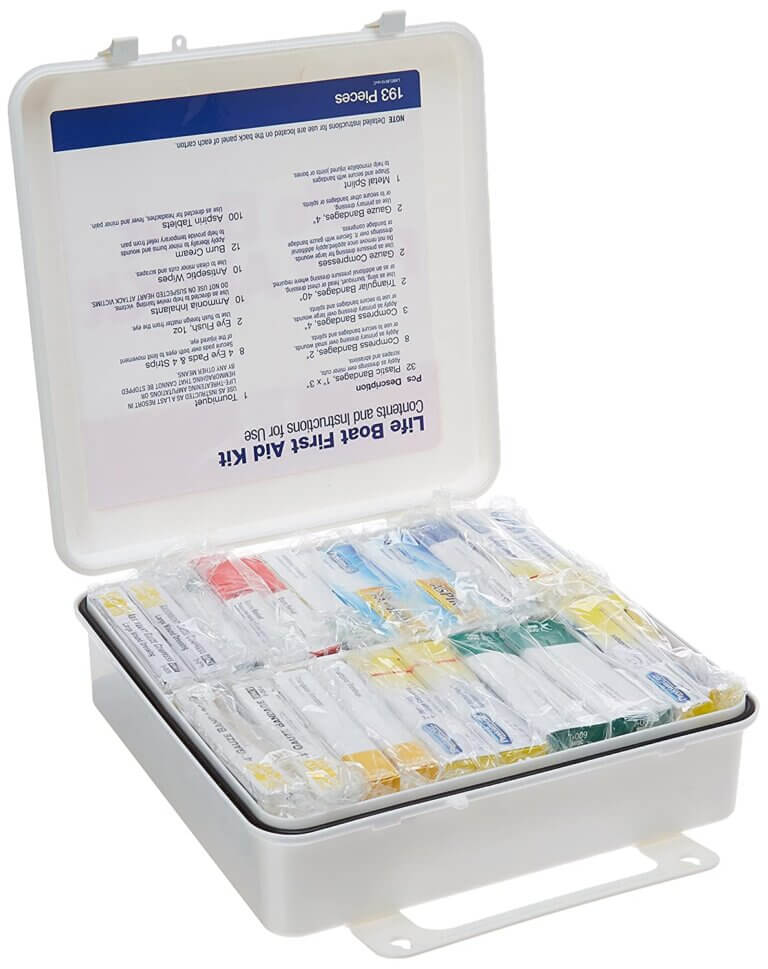 USCG Life Boat First Aid Kit in Weatherproof/Waterproof Tryall Inc