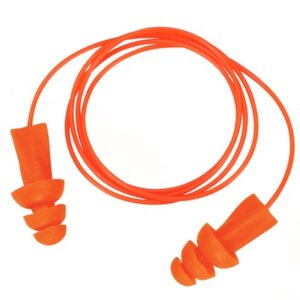 Reusable Corded TPR Earplugs (50 pairs)