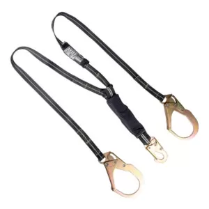 FR Lanyard 6′, Shock Absorber, Rebar Hooks. Double Leg